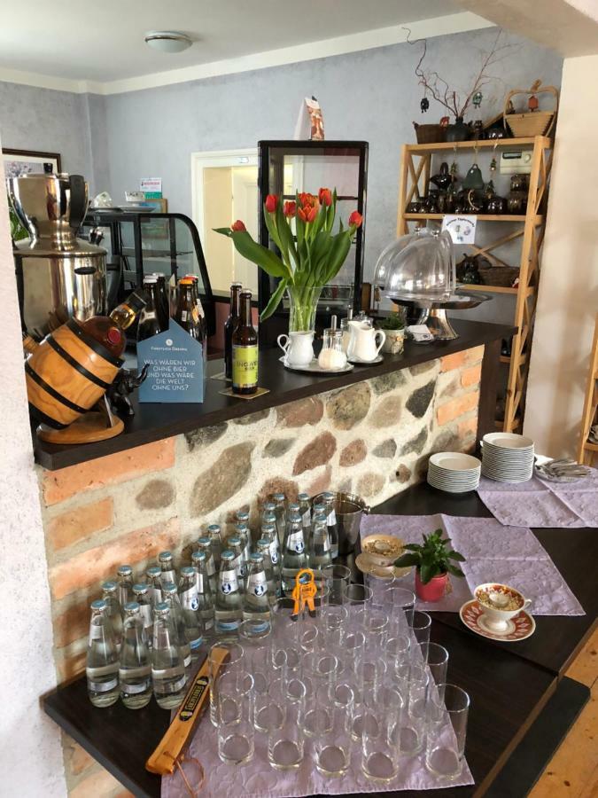Alte Schule Cafe Und Pension Drehna Экстерьер фото