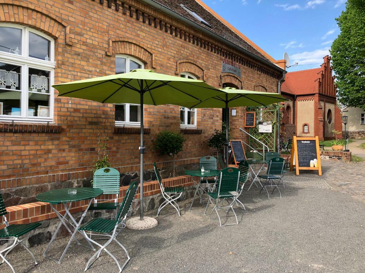 Alte Schule Cafe Und Pension Drehna Экстерьер фото